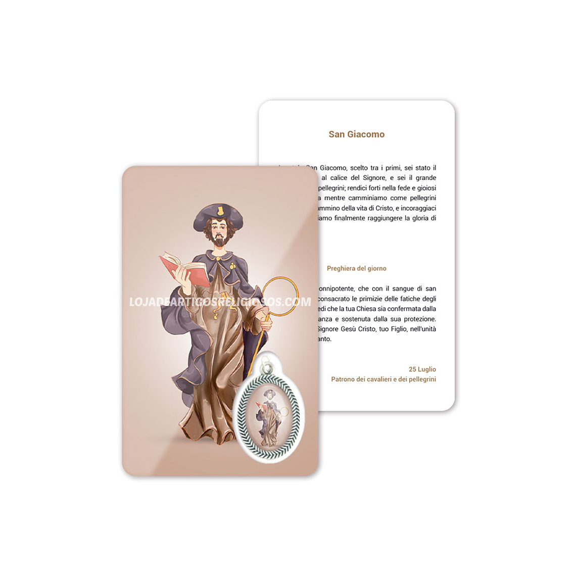 Cartão com oração de São Tiago 3