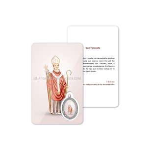 Saint Torquatus prayer card