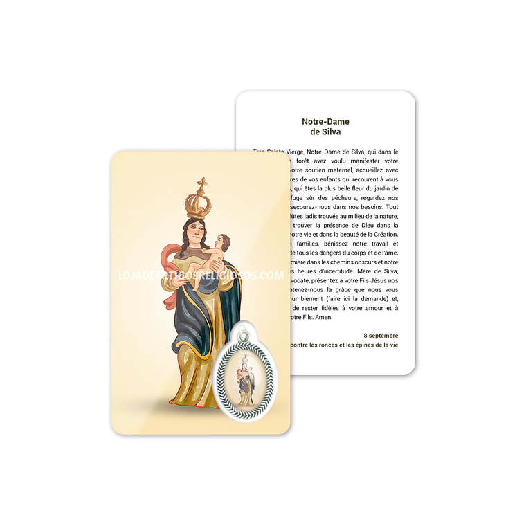 Cartão com oração de Nossa Senhora da Silva 5