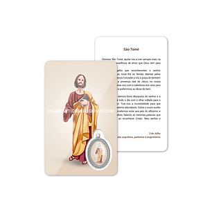 Biglietto con preghiera di San Tommaso