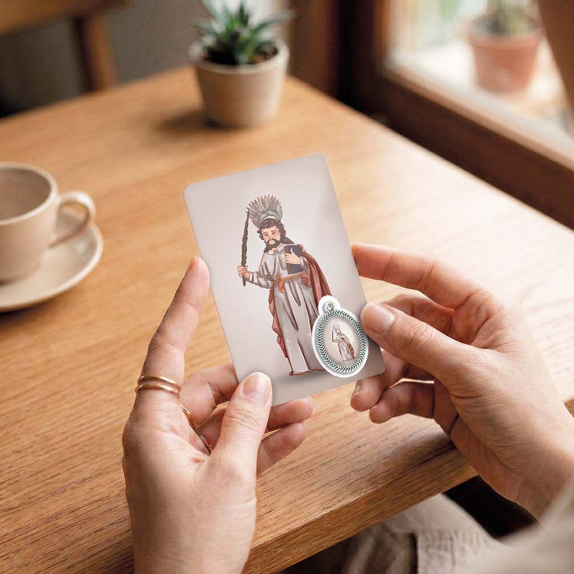 Saint Verissimus prayer card 6