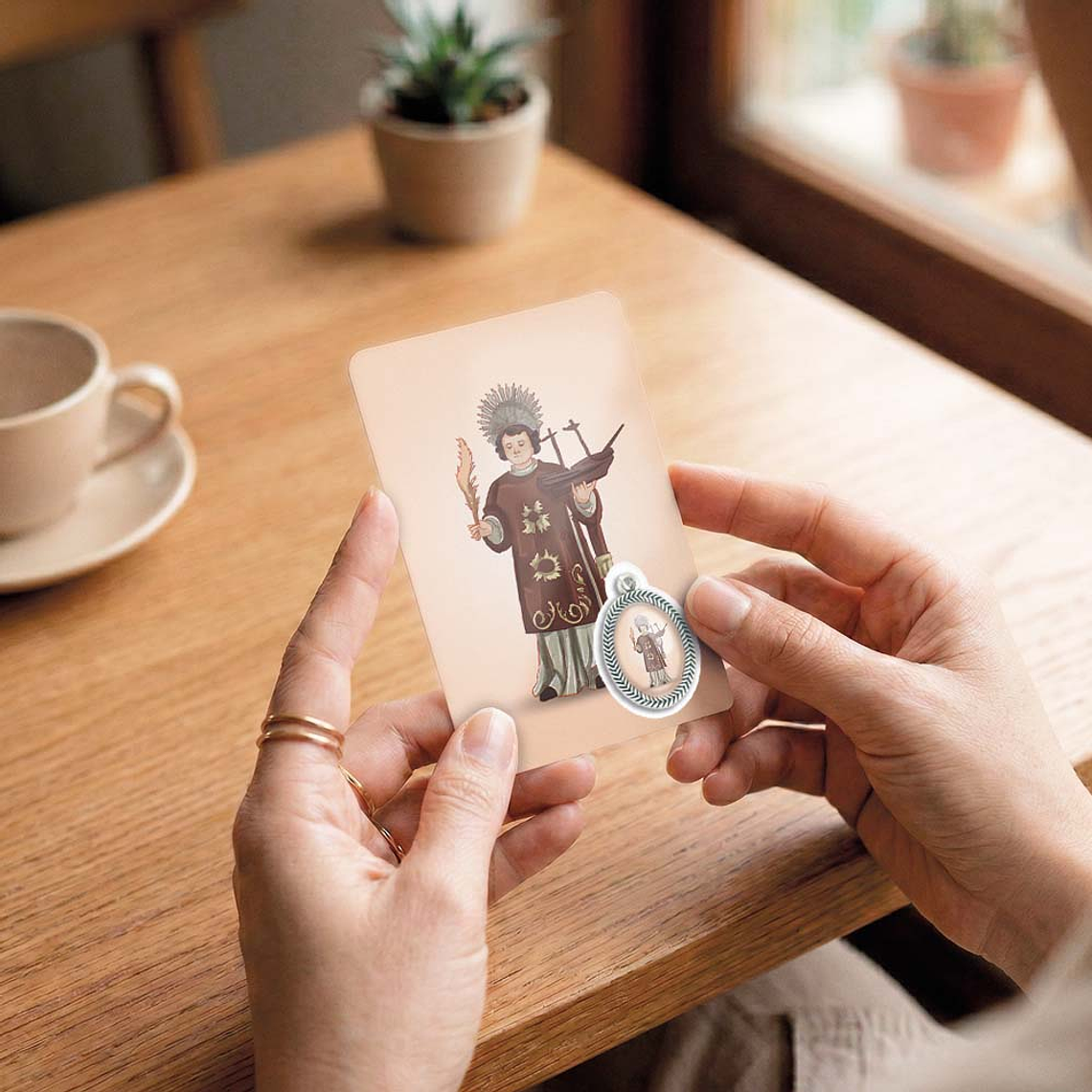 Cartão com oração de São Vicente 6