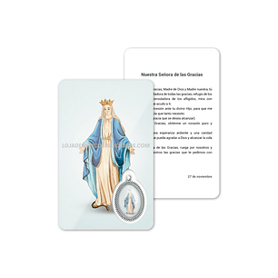 Carte de prière de Notre-Dame des Grâces