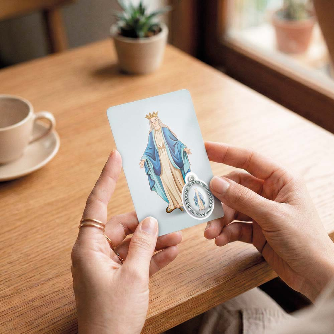 Tarjeta con oración de Nuestra Señora de las Gracias 6