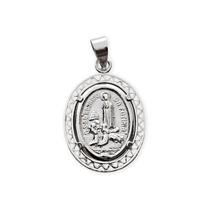 Medalla de la Aparición de Fátima - Plata de Ley 925