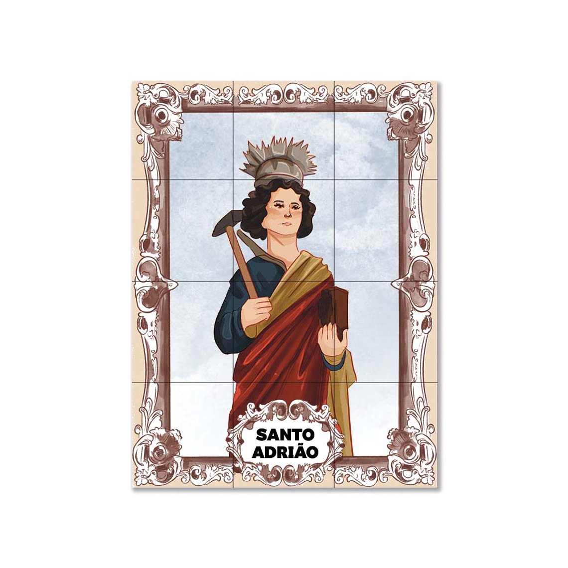 Saint Adrian Tile Panel 45 cm x 60 cm 1