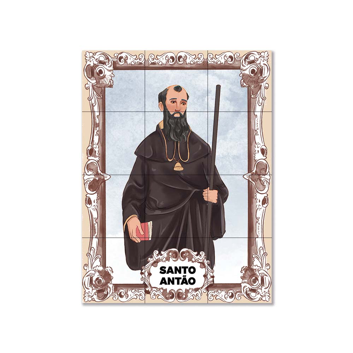 Azulejos di Sant'Antonio Abate 45 cm x 60 cm 1