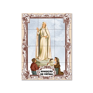 Azulejos de la Aparición de Fátima 45 cm x 60 cm