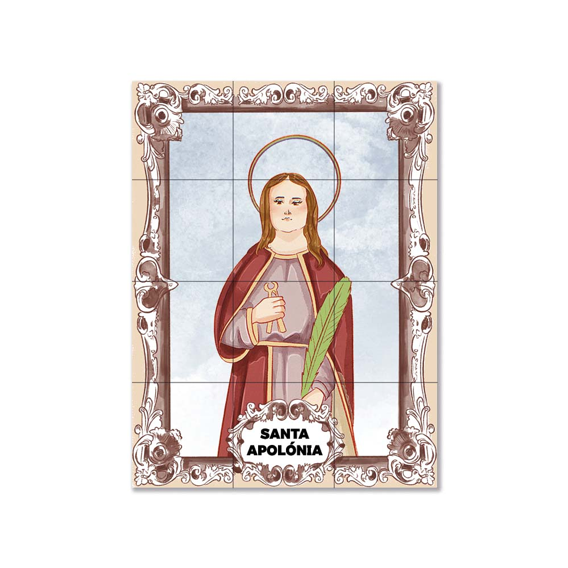 Azulejos de Sainte Apolline 45 cm x 60 cm 1