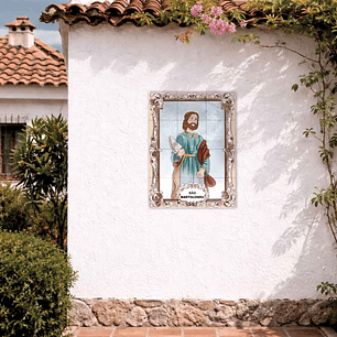 Painel de azulejos de São Bartolomeu 45 cm x 60 cm
