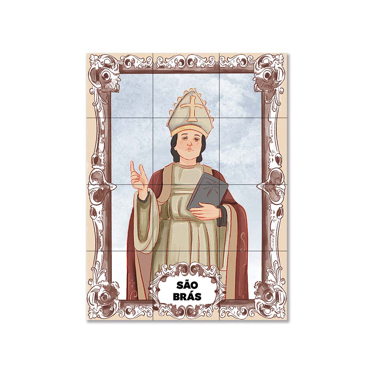 Azulejos de Saint Blaise 45 cm x 60 cm 1