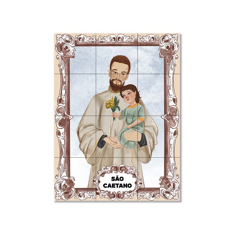 Azulejos de Saint Gaétan 45 cm x 60 cm 1