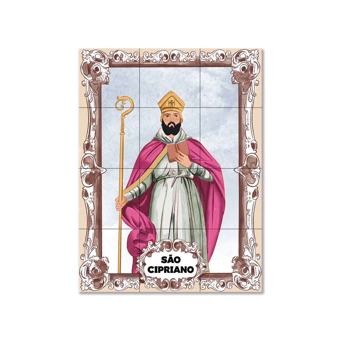 Azulejos de Saint Cyprien 45 cm x 60 cm 1