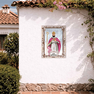Painel de azulejos de São Cipriano 45 cm x 60 cm