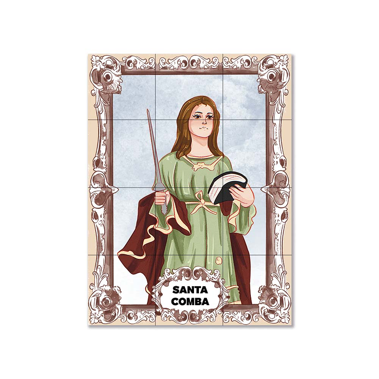 Saint Columba Tile Panel 45 cm x 60 cm 1