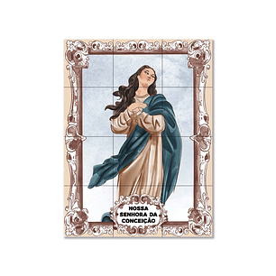 Our Lady of the Conception Tile Panel 45 cm x 60 cm