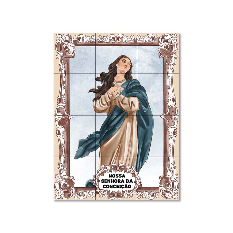 Our Lady of the Conception Tile Panel 45 cm x 60 cm 1