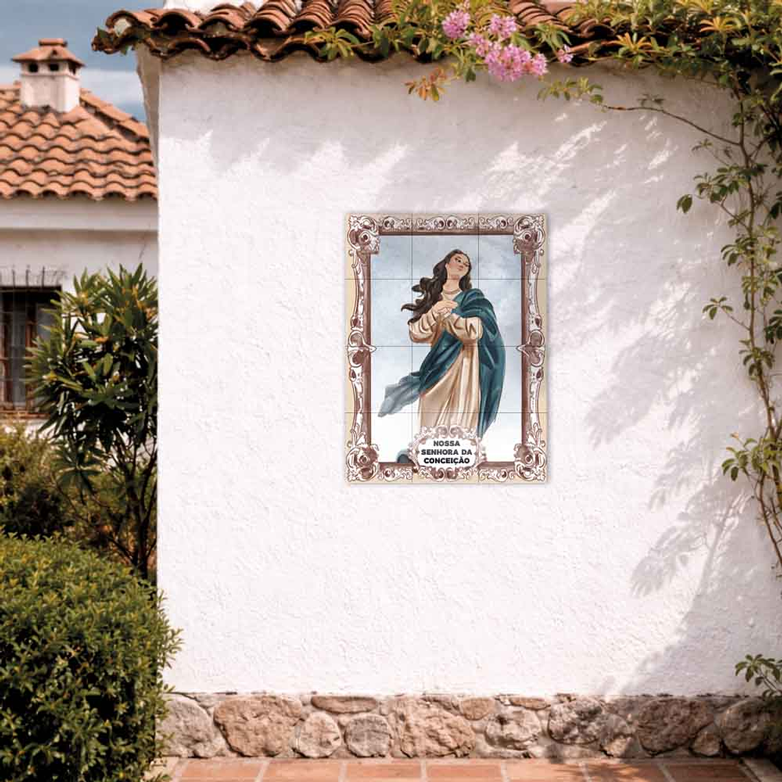 Our Lady of the Conception Tile Panel 45 cm x 60 cm 2