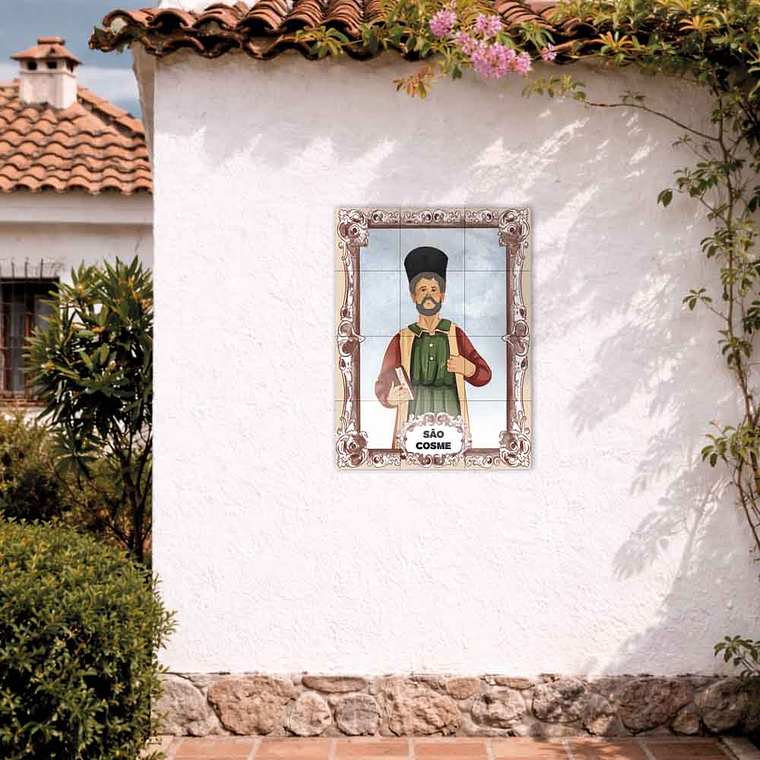 Painel de azulejos de São Cosme 45 cm x 60 cm 2