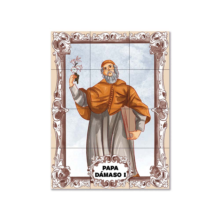 Azulejos di Papa Damaso I 45 cm x 60 cm 1