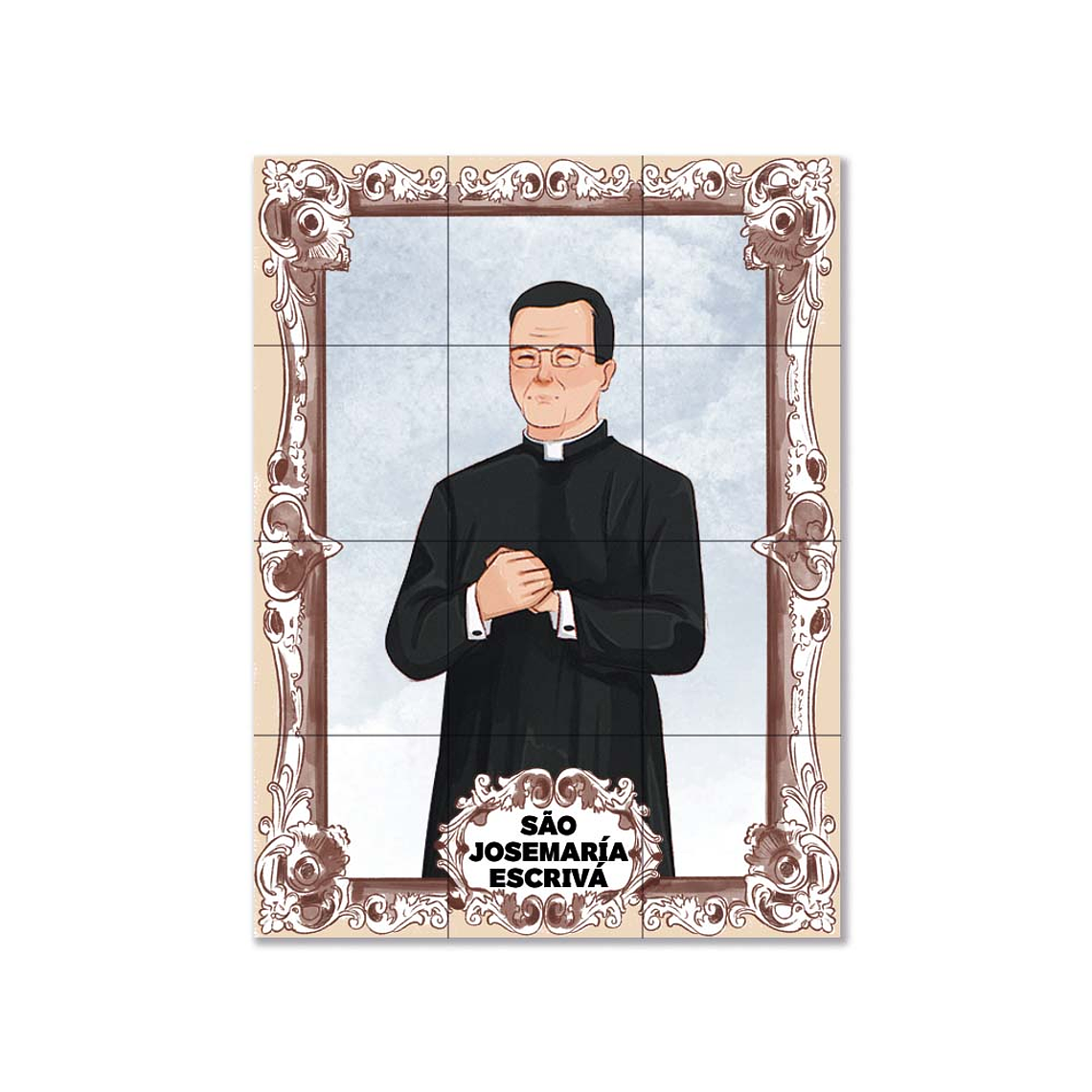 Azulejos di San Josemaría Escrivá 45 cm x 60 cm 1