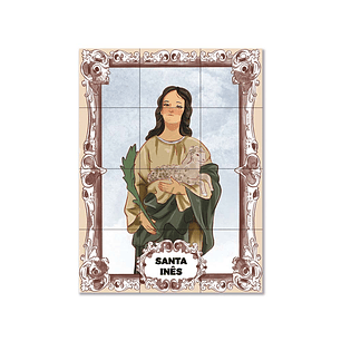 Azulejos de Sainte Agnès 45 cm x 60 cm