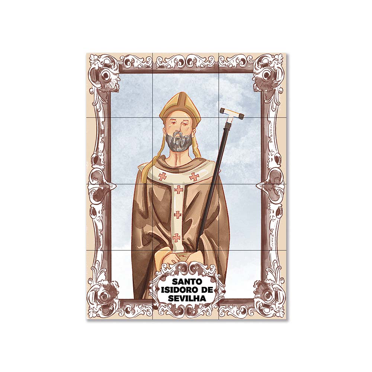Azulejos di Sant'Isidoro di Siviglia 45 cm x 60 cm 1