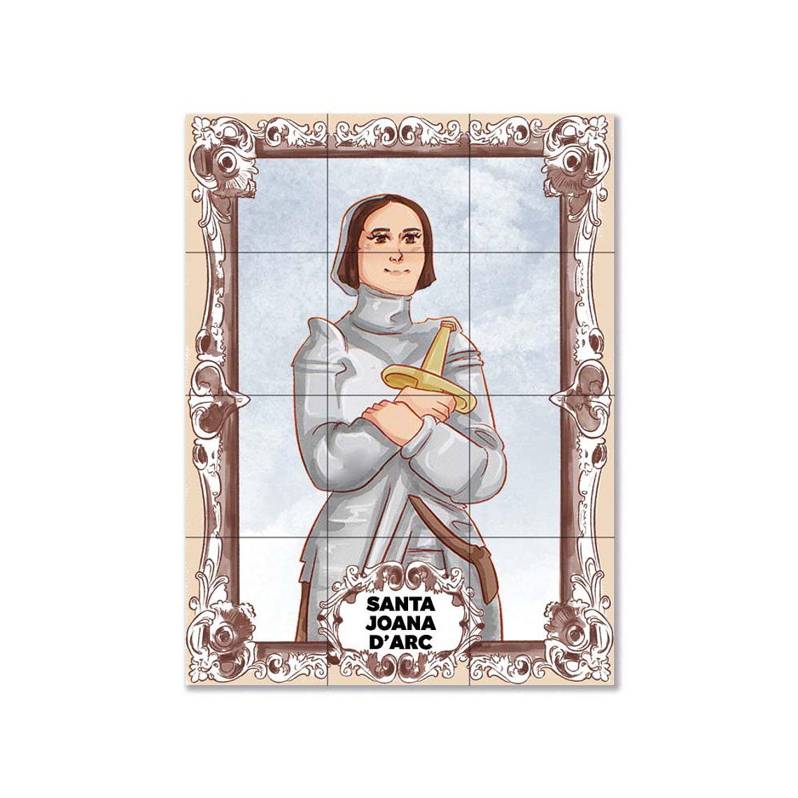 Azulejos de Santa Juana de Arco 45 cm x 60 cm 1