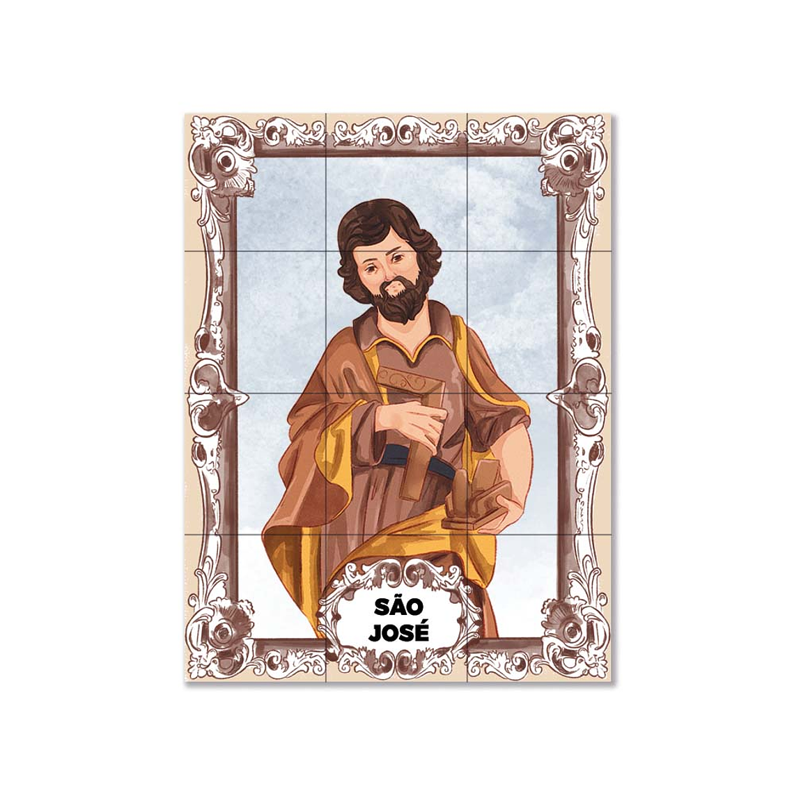 Saint Joseph Tile Panel 45 cm x 60 cm 1