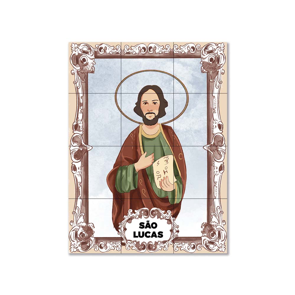 Azulejos de San Lucas Evangelista 45 cm x 60 cm 1