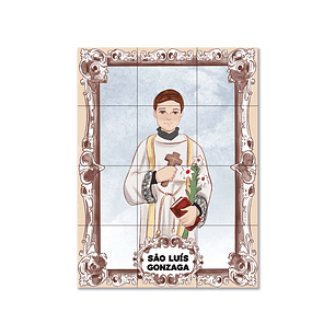 Azulejos de Saint Louis Gonzague 45 cm x 60 cm