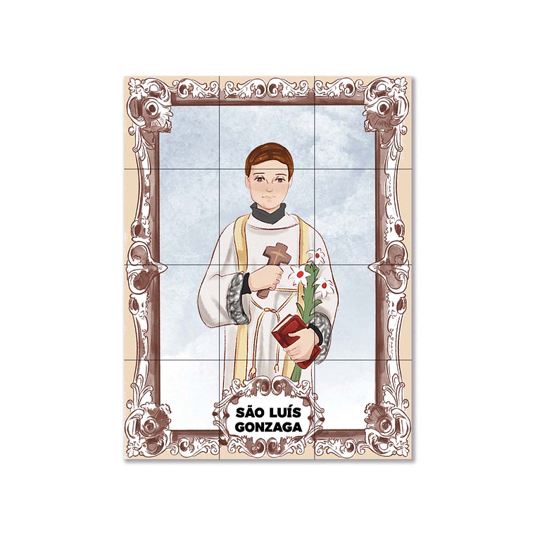 Azulejos di San Luigi Gonzaga 45 cm x 60 cm 1