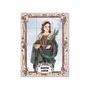 Saint Lucy Tile Panel 45 cm x 60 cm