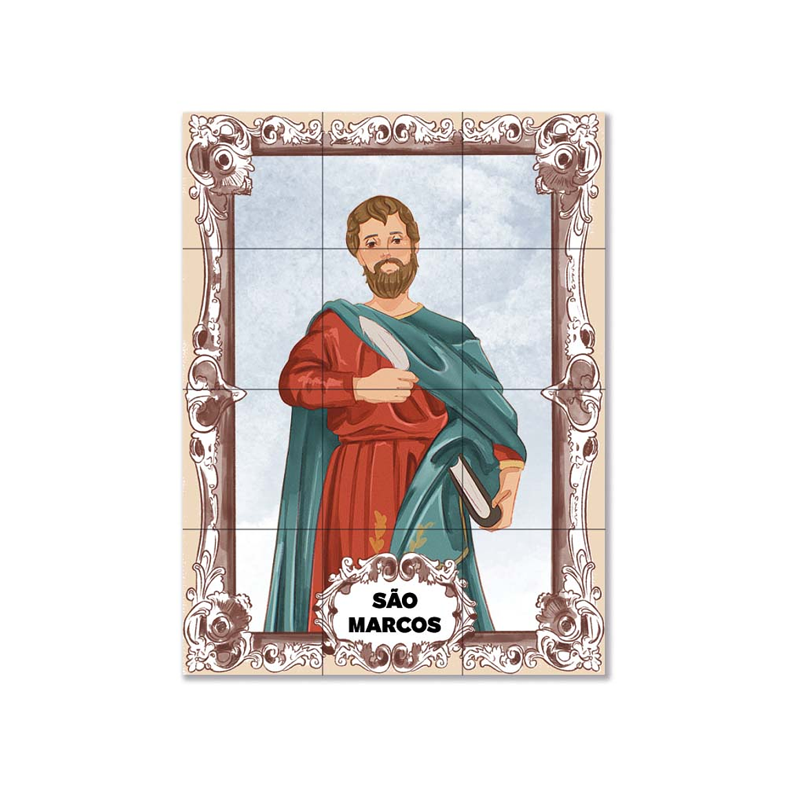 Azulejos de San Marcos Evangelista 45 cm x 60 cm 1