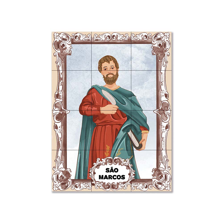 Azulejos de San Marcos Evangelista 45 cm x 60 cm 1