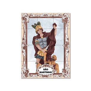 Painel de azulejos de São Martinho 45 cm x 60 cm
