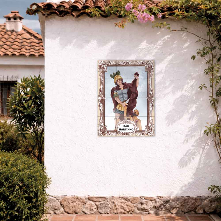 Painel de azulejos de São Martinho 45 cm x 60 cm 2