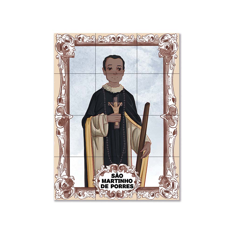 Azulejos di San Martino di Porres 45 cm x 60 cm 1