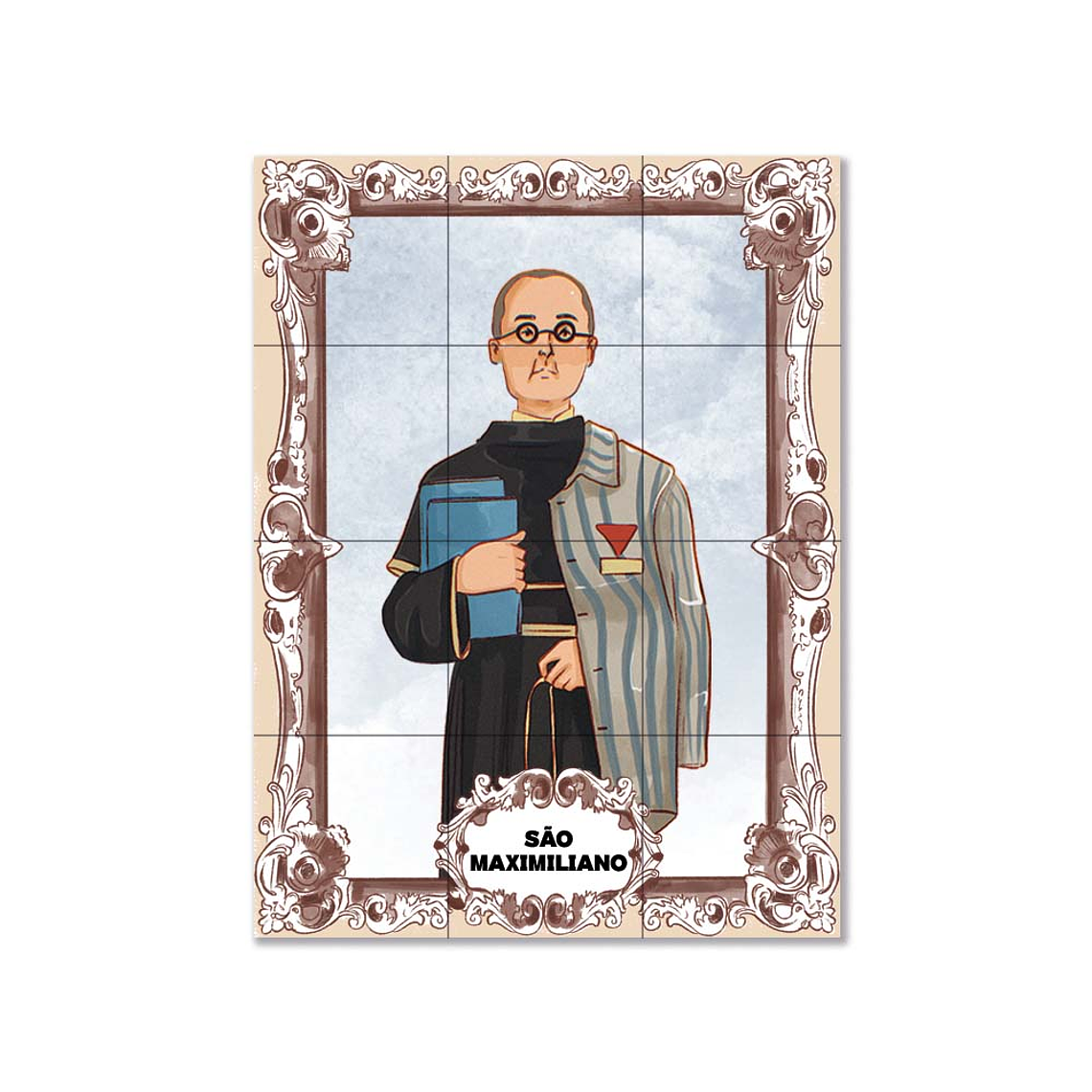 Azulejos di San Massimiliano Kolbe 45 cm x 60 cm 1