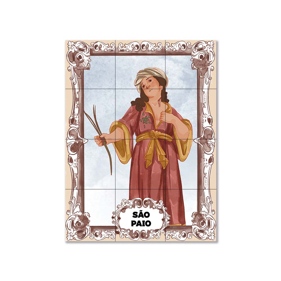 Azulejos de Saint Pélage de Lafões 45 cm x 60 cm 1