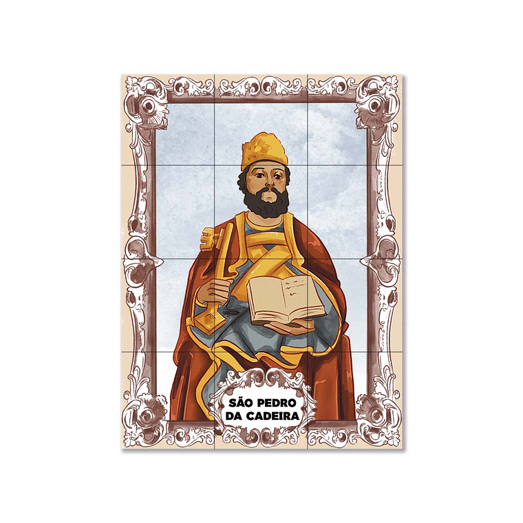 Painel de azulejos de São Pedro da Cadeira 45 cm x 60 cm 1