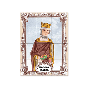 Azulejos de la Reine Sainte Élisabeth 45 cm x 60 cm