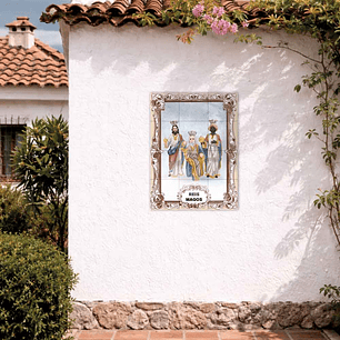 Painel de azulejos dos Reis Magos 45 cm x 60 cm
