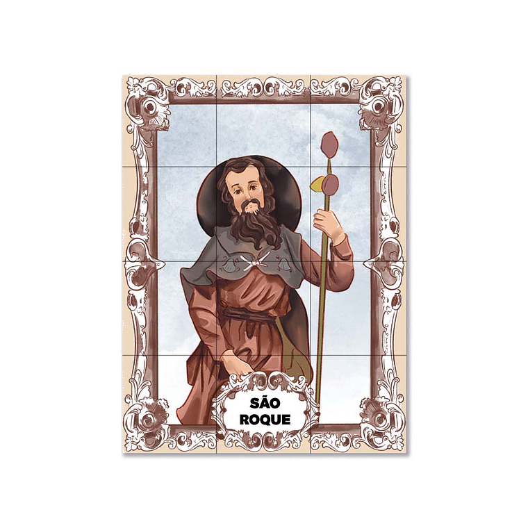 Saint Roch Tile Panel 45 cm x 60 cm 1