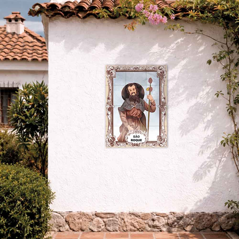 Saint Roch Tile Panel 45 cm x 60 cm 2