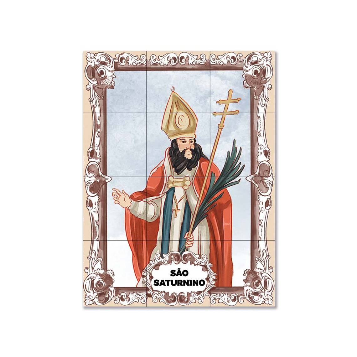 Azulejos di San Saturnino 45 cm x 60 cm 1