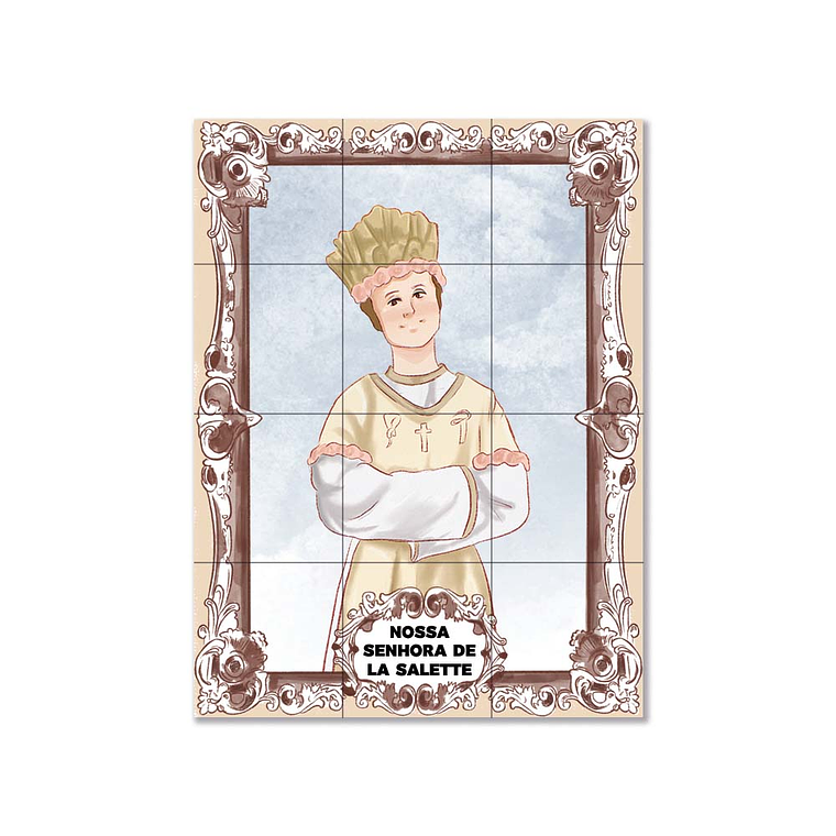 Azulejos de Notre-Dame de La Salette 45 cm x 60 cm 1