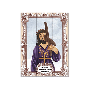 Our Lord of the Aflicted Tile Panel 45 cm x 60 cm