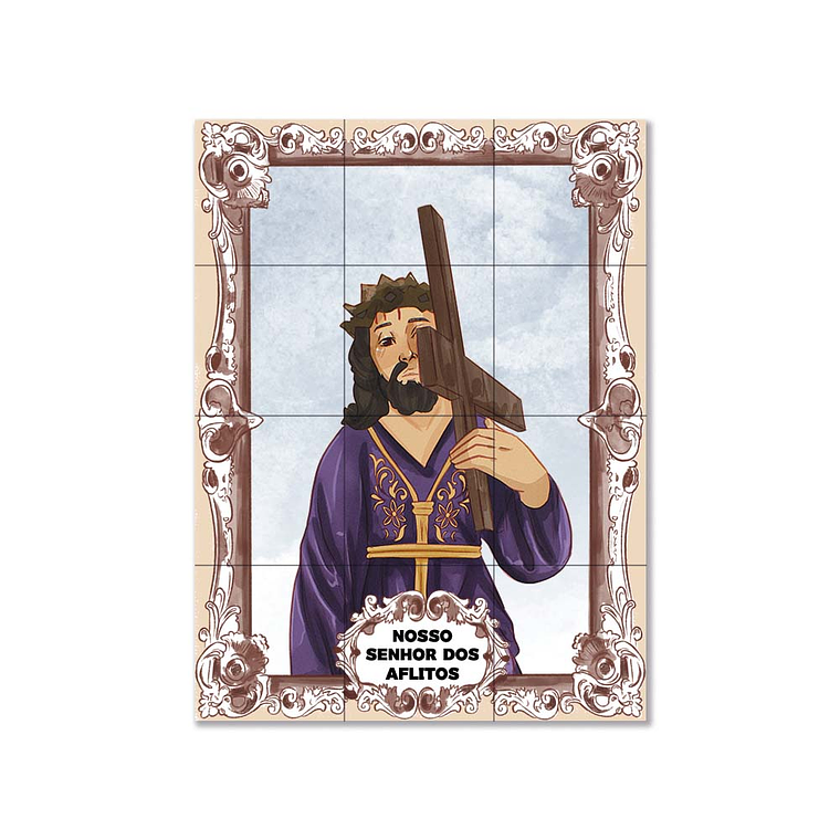 Azulejos de Notre Seigneur des Affligés 45 cm x 60 cm 1