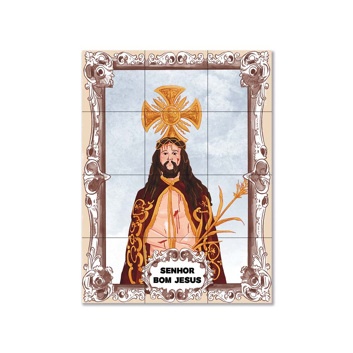 Azulejos di Signore Buon Gesù 45 cm x 60 cm 1